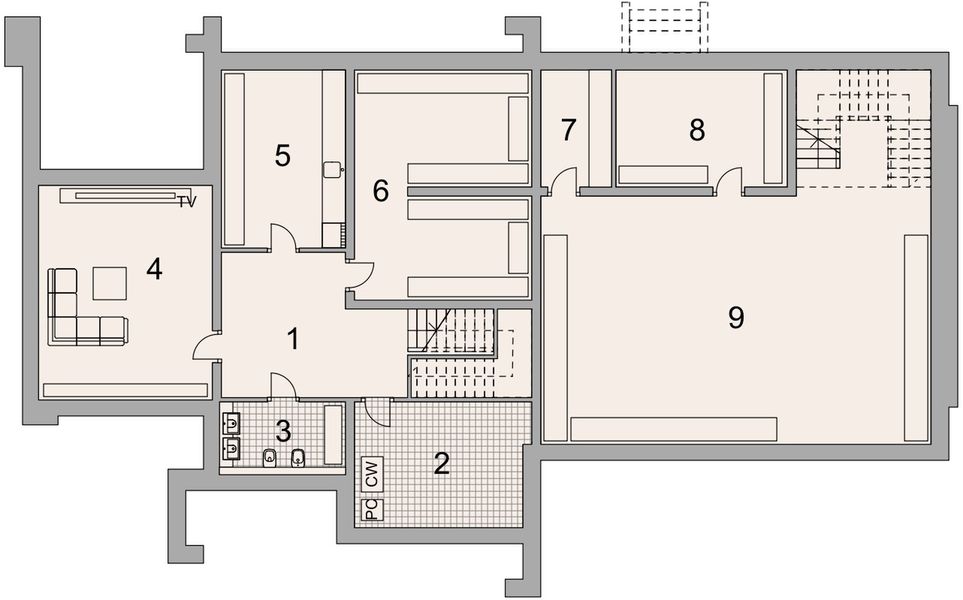 Piwnica projektu LK&1804