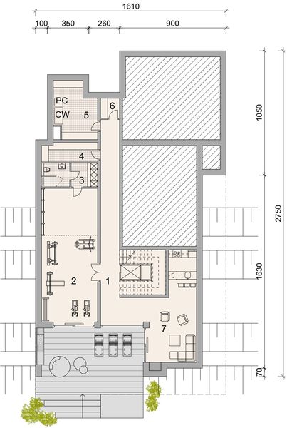 Piwnica projektu LK&1781
