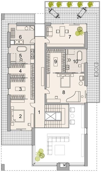 Piętro 1 projektu LK&1781