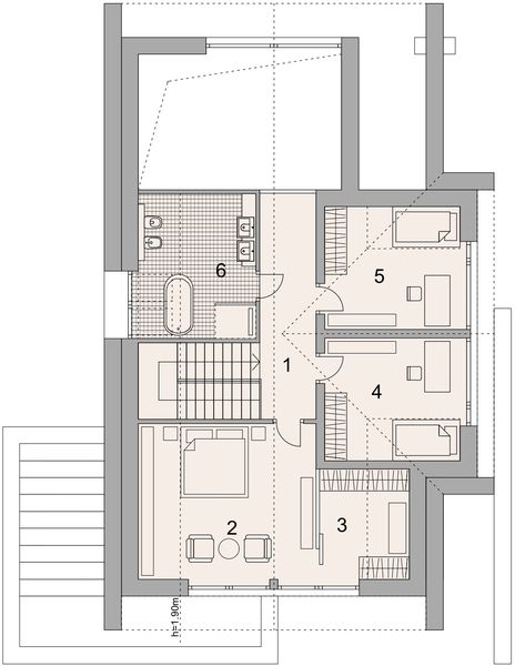 Poddasze projektu LK&1778