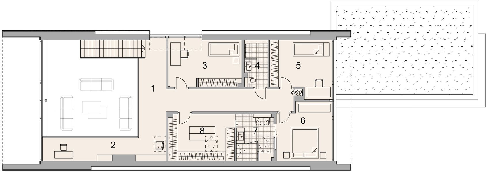 Poddasze projektu LK&1756