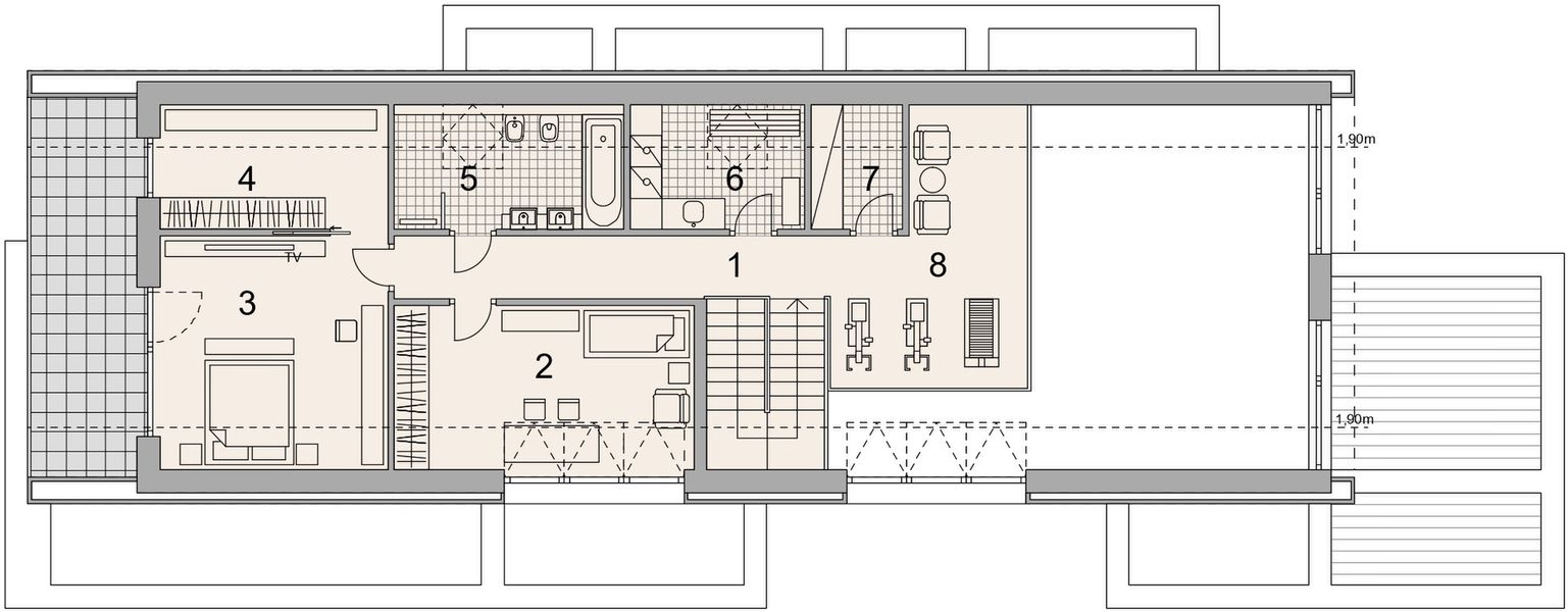 Poddasze projektu LK&1750