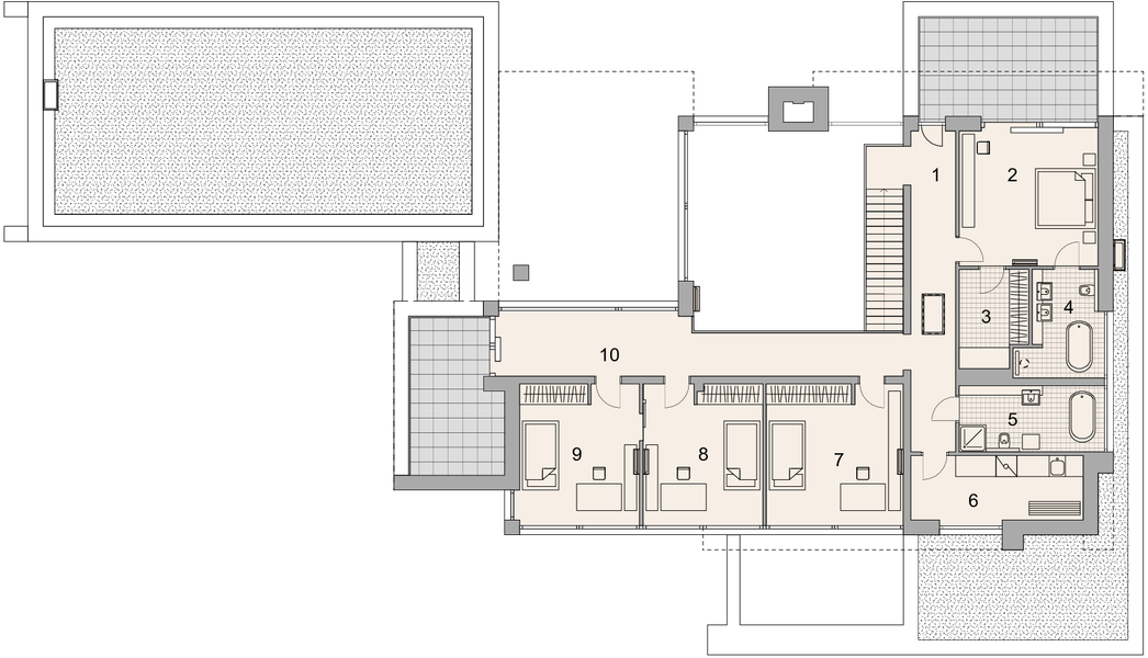 Piętro 1 projektu LK&1743