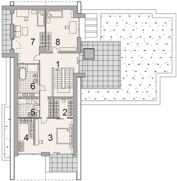 Poddasze projektu LK&1733