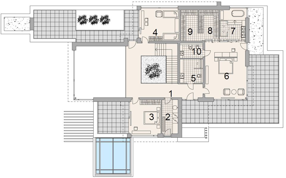 Piętro 1 projektu LK&1719