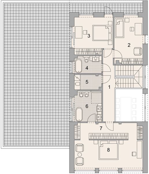 Poddasze projektu LK&1712