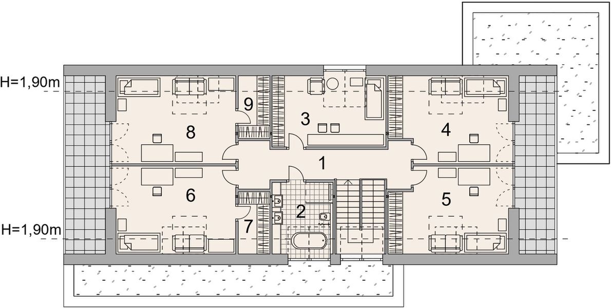 Poddasze projektu LK&1705