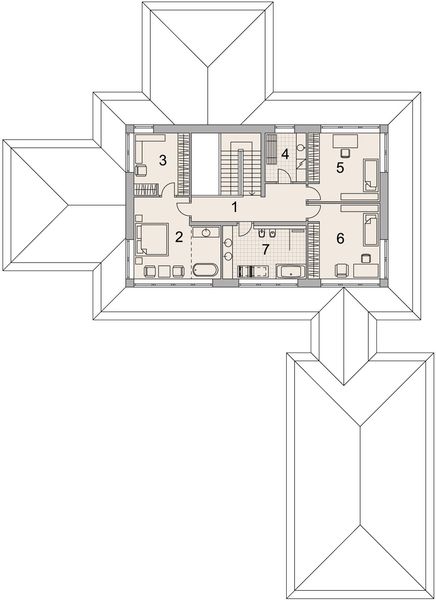 Poddasze projektu LK&1650