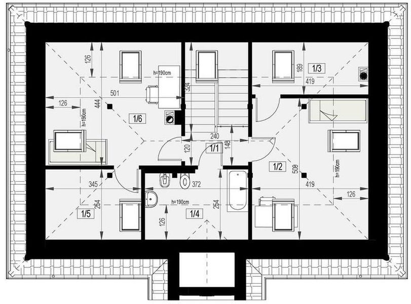 Poddasze projektu KP-130