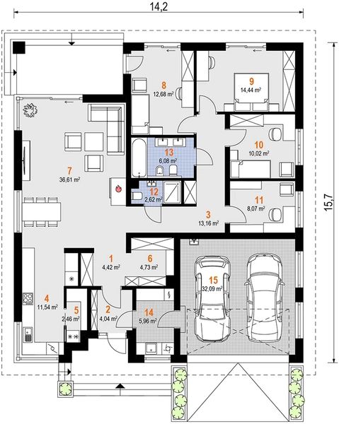 Parter projektu Adela Rex (1969)