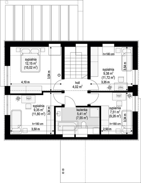 Poddasze projektu Przyjemny 6