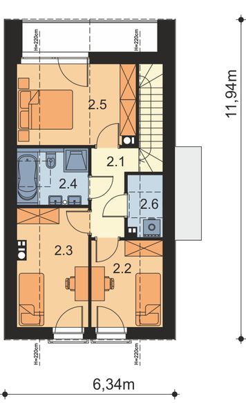 Poddasze projektu Nastka 2