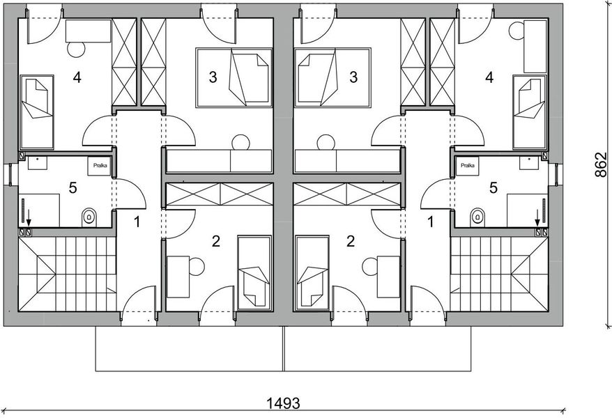 Piętro 1 projektu BK-68