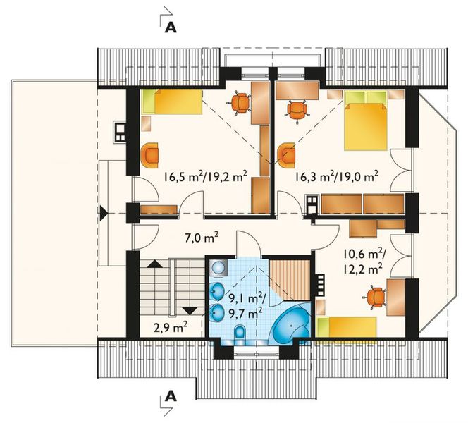 Poddasze projektu Celesta-2 (850)