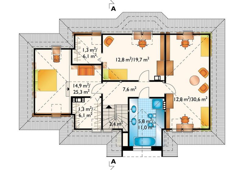 Poddasze projektu Figa Lux (903)