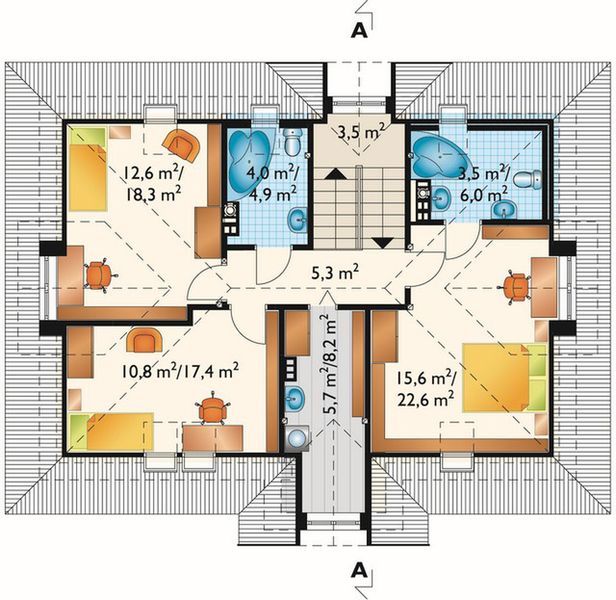 Poddasze projektu Nowy Dworek-2 (871)