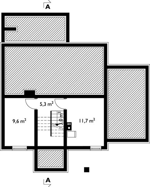 Piwnica projektu Krab z piwnicą (836)