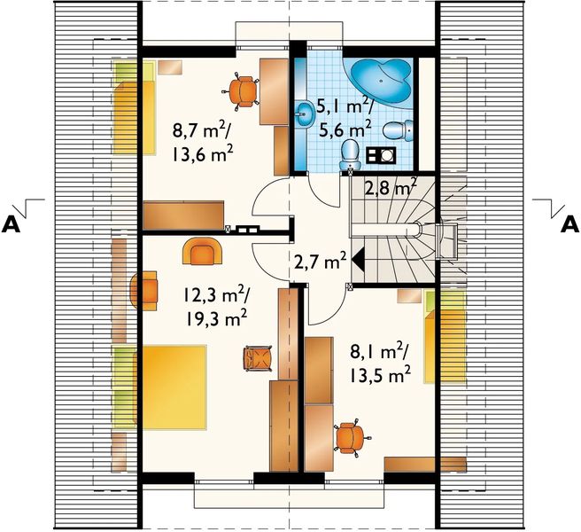 Poddasze projektu Ula (960)