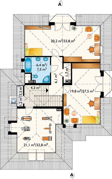 Poddasze projektu Hortensja (948)