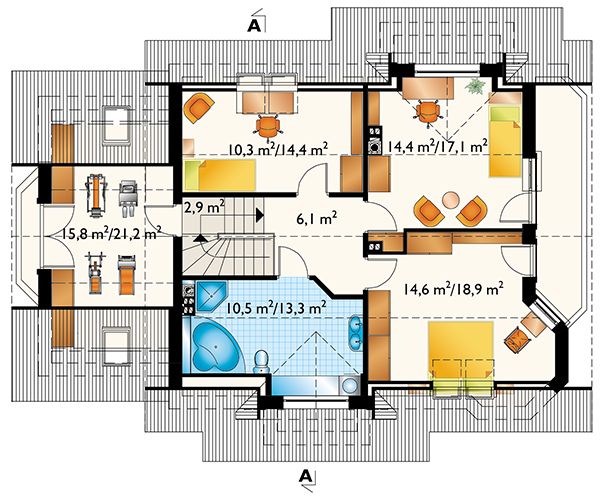 Poddasze projektu Maja Lux (947)