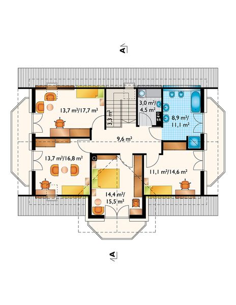 Poddasze projektu Dymsza (1476)