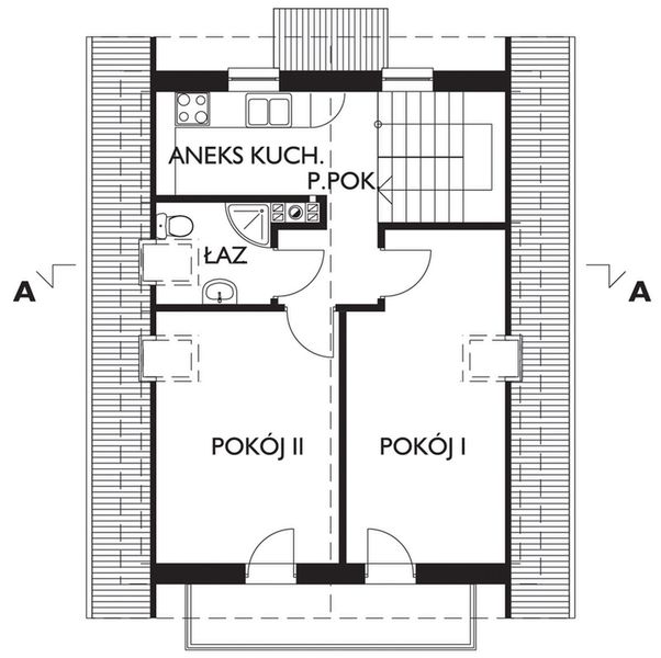 Poddasze projektu Garaż M8 (249)
