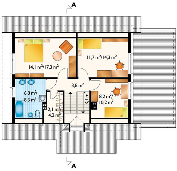 Poddasze projektu Krab-2 (379)