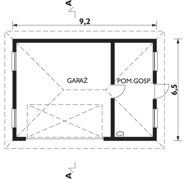 Parter projektu Garaż 30 (234)
