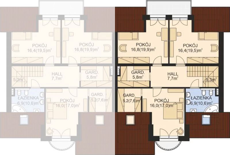 Poddasze projektu APS 185