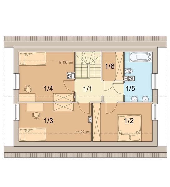 Poddasze projektu Migdał