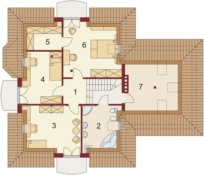 Poddasze projektu Ozyrys G2