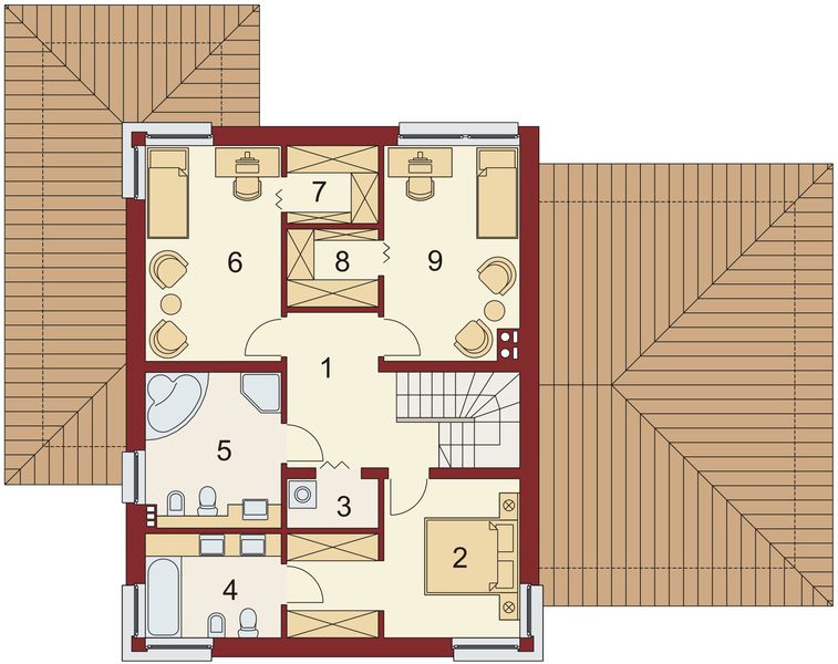 Piętro 1 projektu Telmun