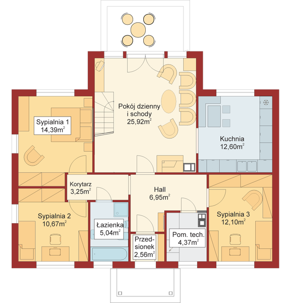 Parter projektu Domek Kaszubski (014 BK)