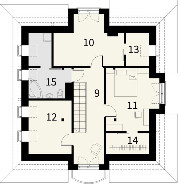 Poddasze projektu Perła