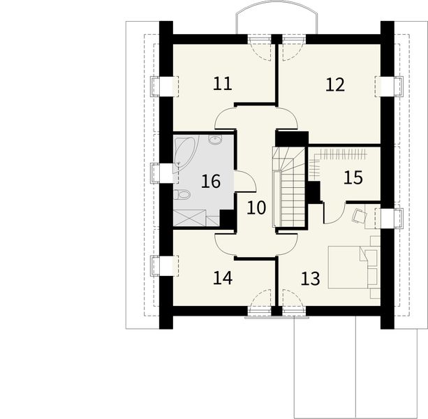 Poddasze projektu Kryształ