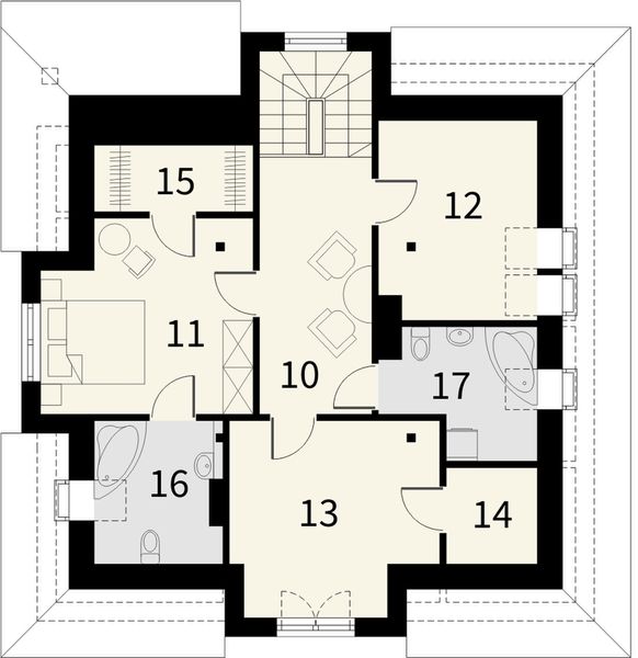 Poddasze projektu Koral