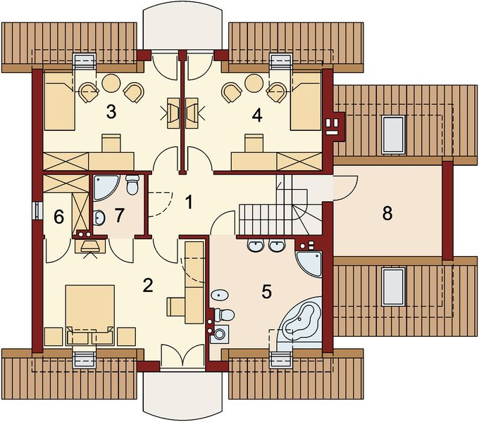 Poddasze projektu Rozeta