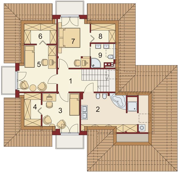 Poddasze projektu Fabio 2