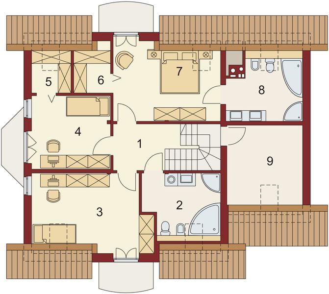 Poddasze projektu Bonita