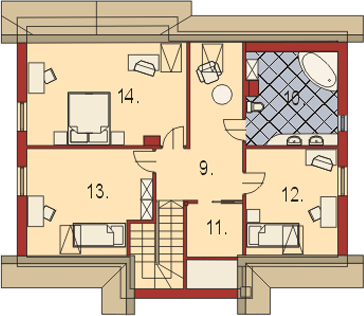 Poddasze projektu Iga