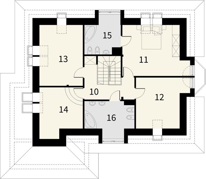 Poddasze projektu Heban