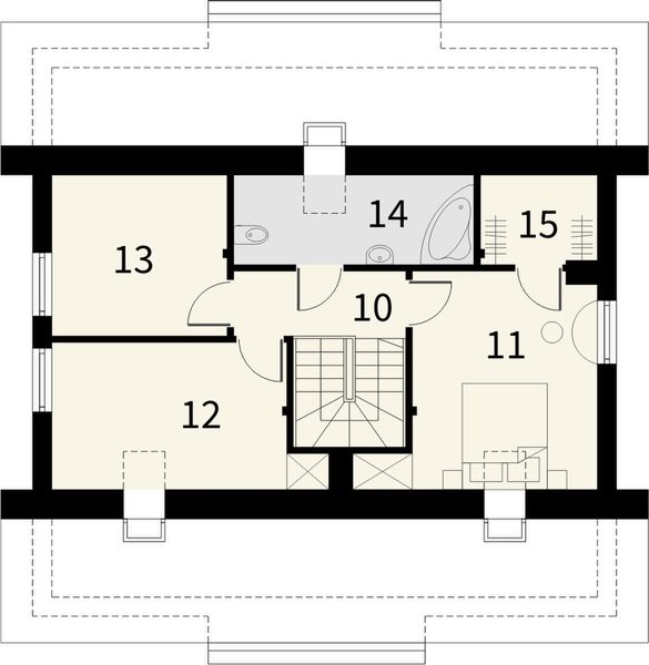 Poddasze projektu Pesto