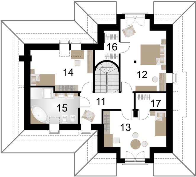 Poddasze projektu Arlekin