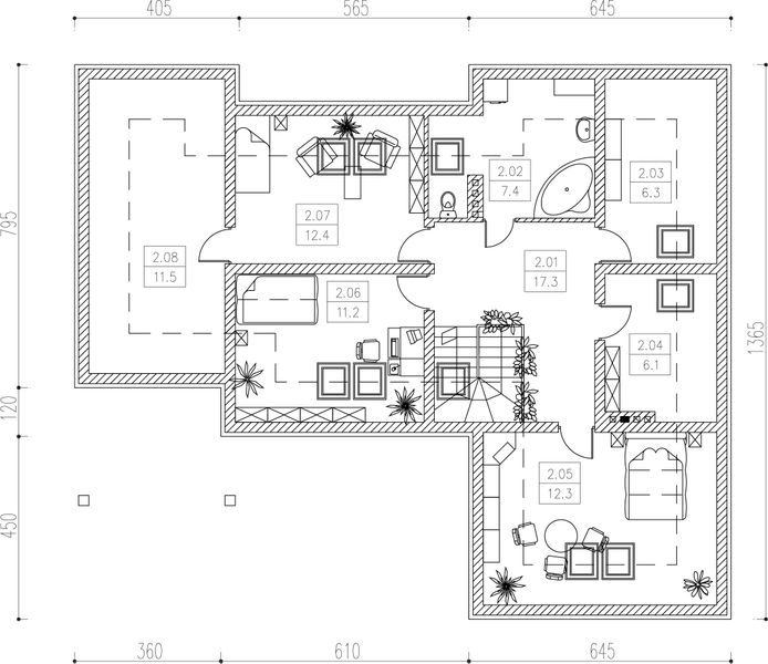 Poddasze projektu Klg