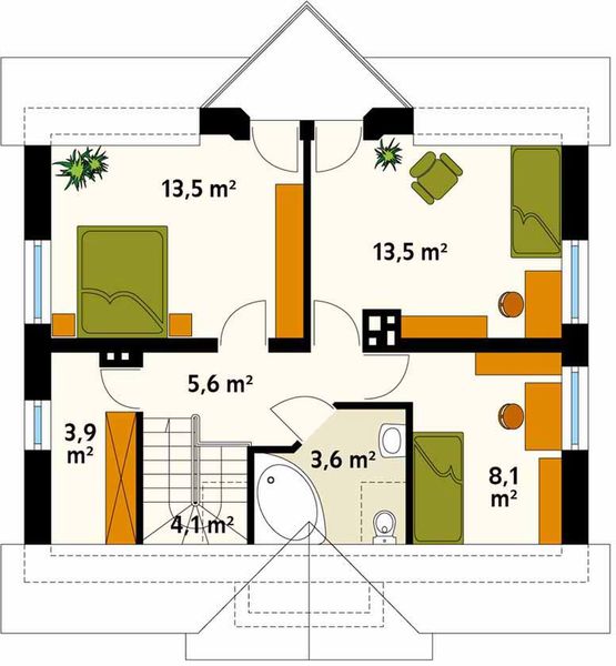 Poddasze projektu Maciejka