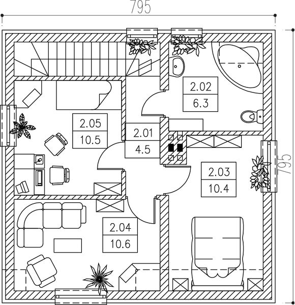 Poddasze projektu Jag