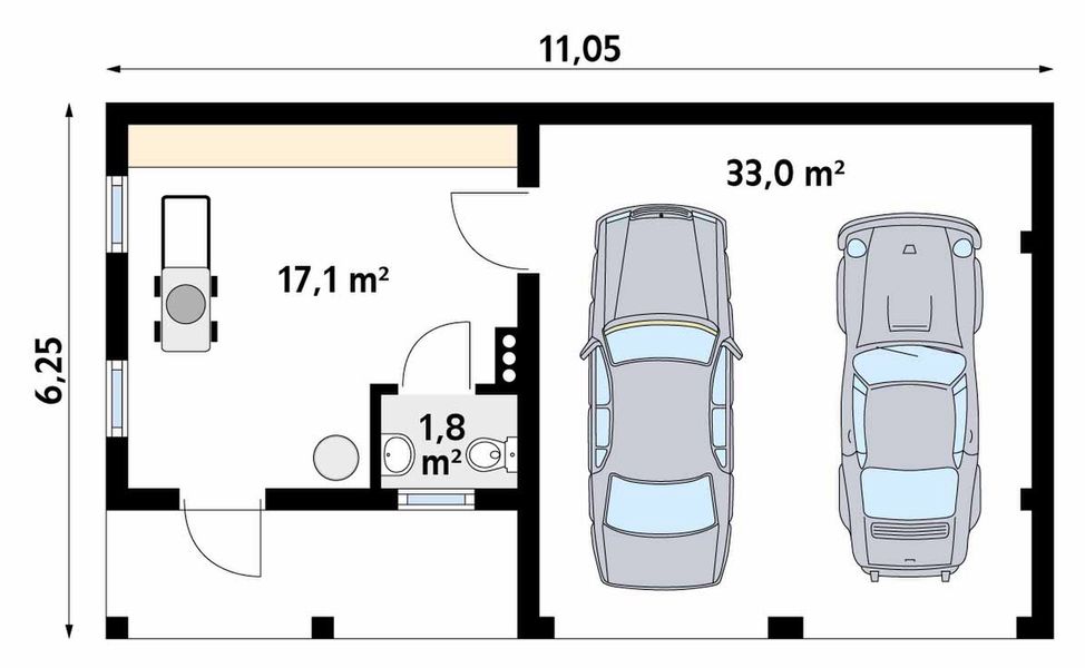 Parter projektu Garaż G1