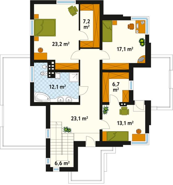 Piętro 1 projektu Luna