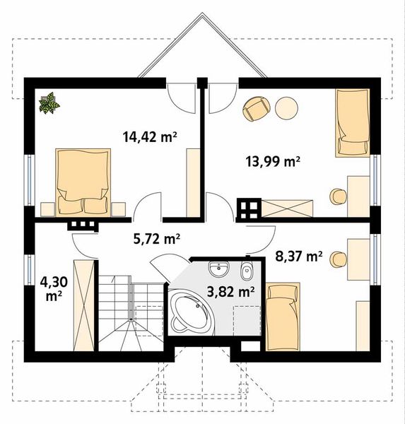 Poddasze projektu Maciejka dr-S