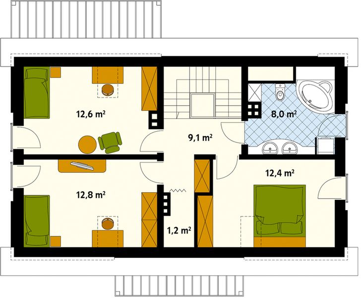Poddasze projektu Magnolia 2